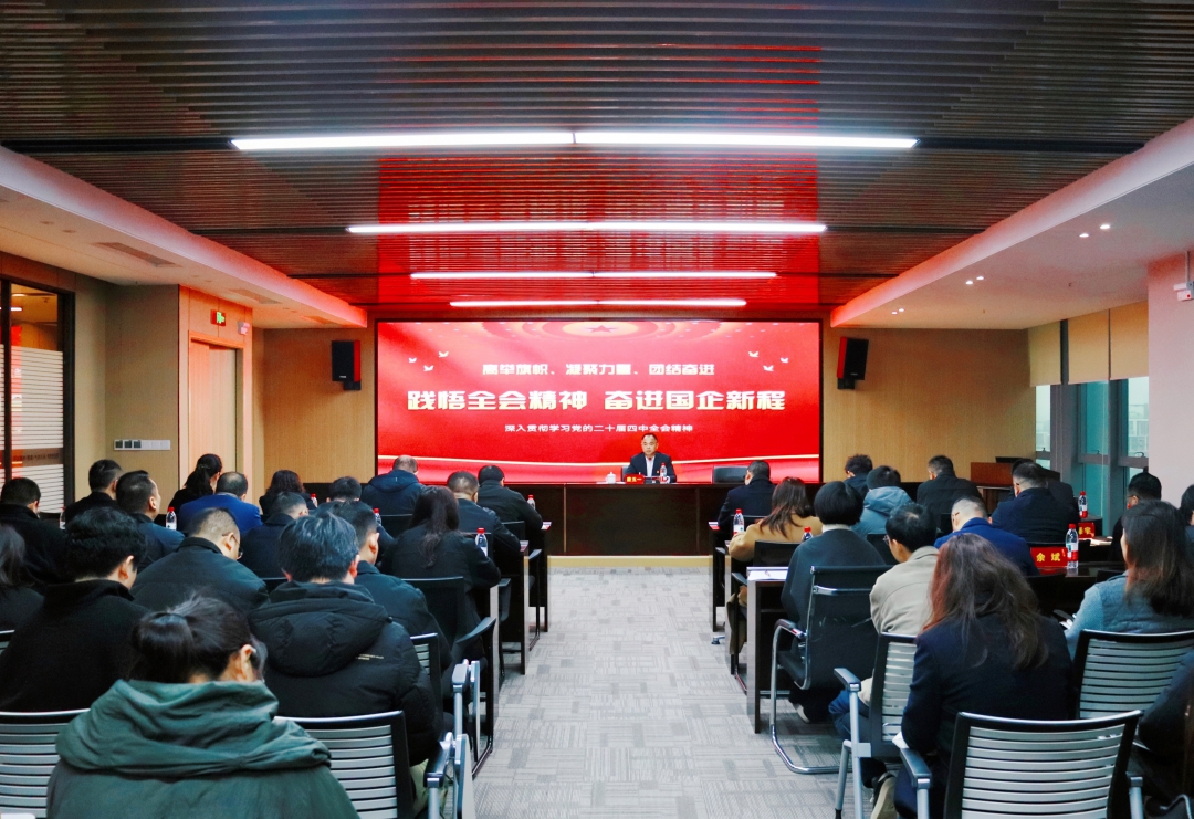 長(zhǎng)房集團(tuán)黨委書(shū)記、董事長(zhǎng)唐五一赴長(zhǎng)房地產(chǎn)集團(tuán)宣講黨的二十屆四中全會(huì)精神